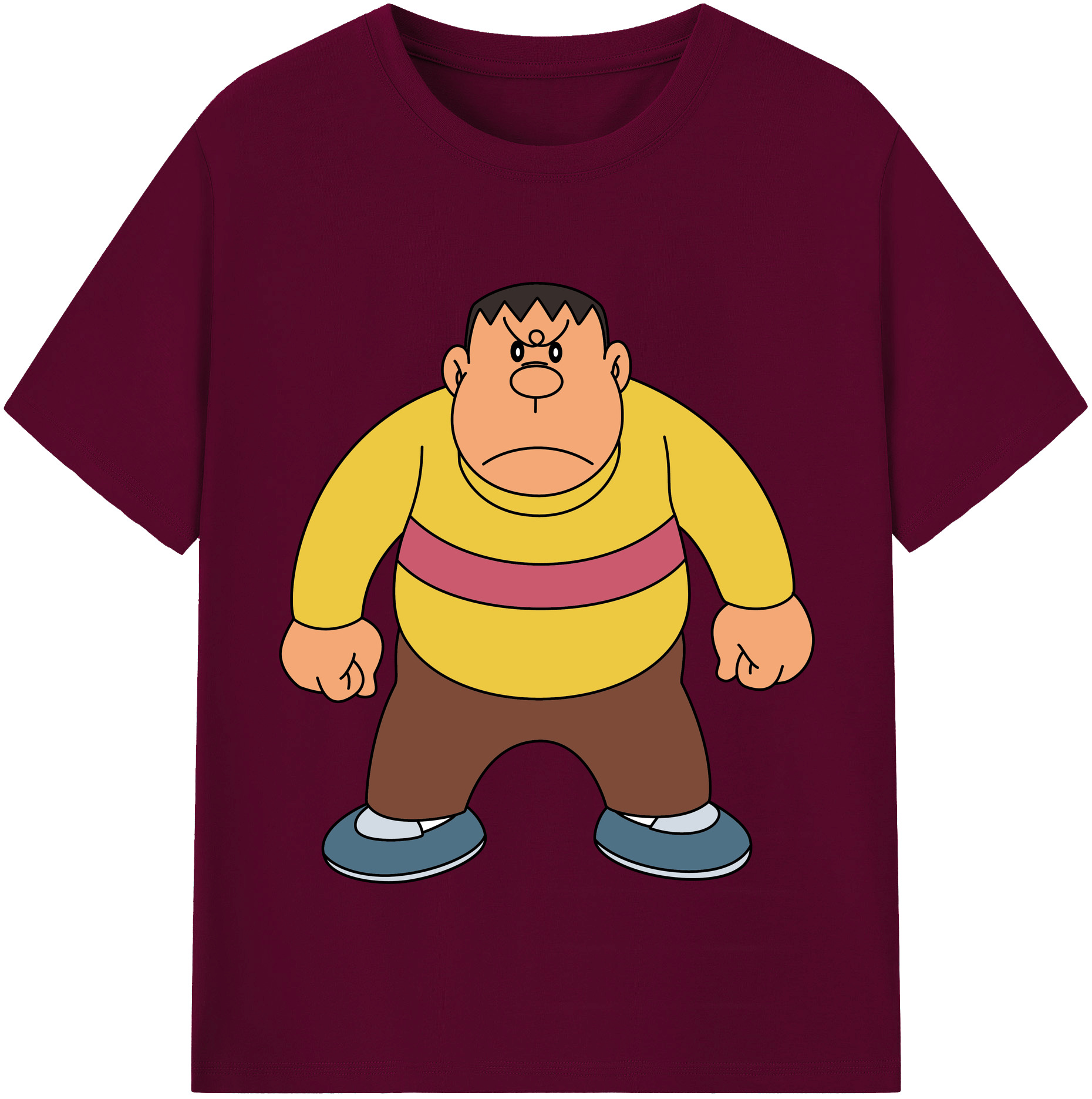 （画像用） ドラえもん 剛田武 Doraemon Gouta Takeshi レディースカジュアルプリントTシャツ（綿100％）
